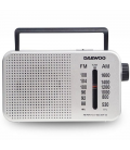 Radio portátil daewoo dw1122/ plata