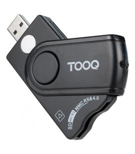 Lector de dni, tarjetas inteligentes, sd y microsd tooq tqr-3012b/ usb 2.0/ negro
