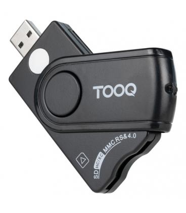 Lector de dni, tarjetas inteligentes, sd y microsd tooq tqr-3012b/ usb 2.0/ negro