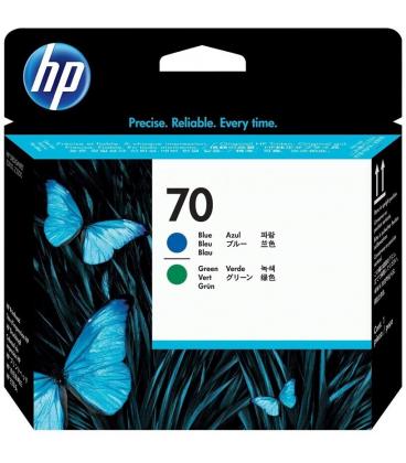 Cabezal impresion hp 70 c9408a azul y verde z2100 - z3100 - z3200