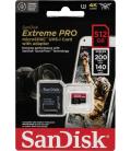 Tarjeta memoria micro secure digital 512gb sandisk extreme pro clase 10 uhs - i u3 + adaptador