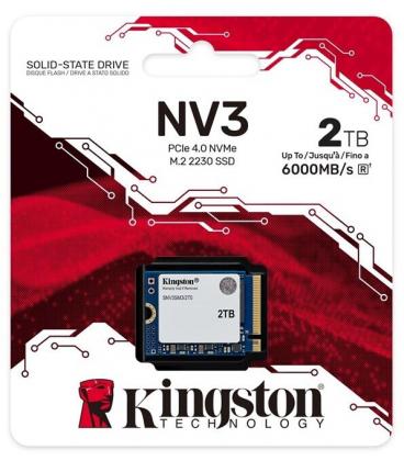 Disco duro interno ssd kingston nv3 2tb m.2 nvme pcie 4.0