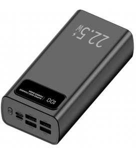 Powerbank 30000mah leotec lepow30w22w/ 22.5w/ negra