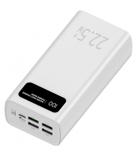 Powerbank 30000mah leotec lepow30w22w/ 22.5w/ blanca