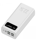 Powerbank 30000mah leotec lepow30w22w/ 22.5w/ blanca
