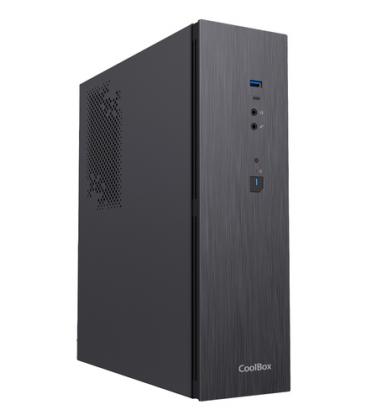 Caja ordenador coolbox t370 - 1 matx negro con fuente tfx