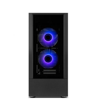 Caja ordenador gaming nox hummer nemesis atx 2 x usb 3.0 2 x usb 2.0 negra argb