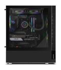 Caja ordenador gaming nox hummer nemesis atx 2 x usb 3.0 2 x usb 2.0 negra argb