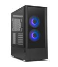 Caja ordenador gaming nox hummer nemesis atx 2 x usb 3.0 2 x usb 2.0 negra argb