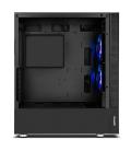 Caja ordenador gaming nox hummer nemesis atx 2 x usb 3.0 2 x usb 2.0 negra argb