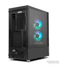 Caja ordenador gaming nox hummer nemesis atx 2 x usb 3.0 2 x usb 2.0 negra argb