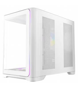 CAJA ANTEC C5 CURVE ARGB ATX BLANCO 3XVENT REV 120 MM 1X120MM 2XUSB SN FUENTE