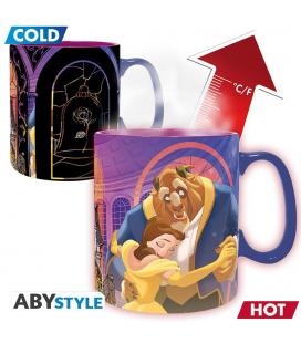 Taza termica abystyle disney la bella y la bestia 460ml