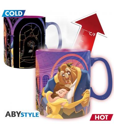 Taza termica abystyle disney la bella y la bestia 460ml