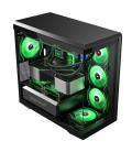 Caja ordenador gaming keep out xc - 905 pro+ matx argb cristal templado negro