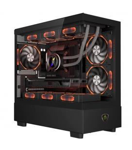 Caja ordenador gaming keep out xc - 301 glass matx argb cristal templado negro