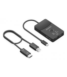 Adaptador/transmisor de vídeo inalámbrico usb tipo-c - hdmi aisens aswl-h2kdc30m05-bk/ 100w