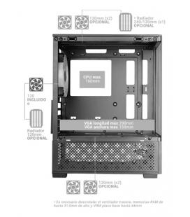 Caja gaming miniitorre mars gaming mc-se2