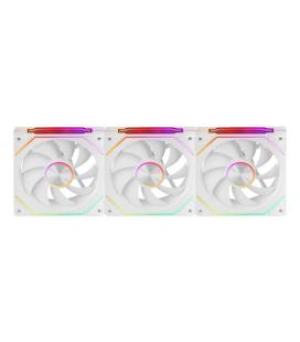 Pack 3 ventiladores mars gaming mf-linkfinitykit2/ 12cm/ argb/ blanco