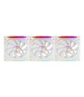 Pack 3 ventiladores mars gaming mf-linkfinitykit2/ 12cm/ argb/ blanco