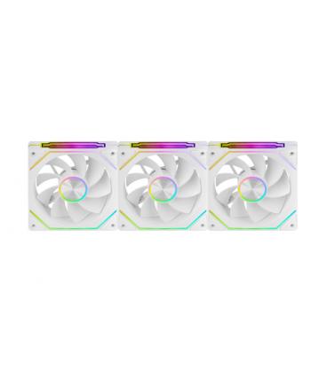 Pack 3 ventiladores invertidos mars gaming mf-linkfinitykit2r/ 12cm/ argb/ blancos