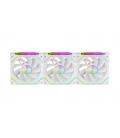 Pack 3 ventiladores invertidos mars gaming mf-linkfinitykit2r/ 12cm/ argb/ blancos