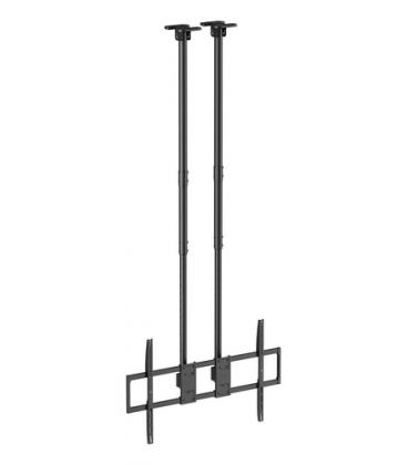 Soporte de techo inclinable/ giratorio/ nivelable aisens ct120tle-395 para tv de 60-120'/ hasta 120kg