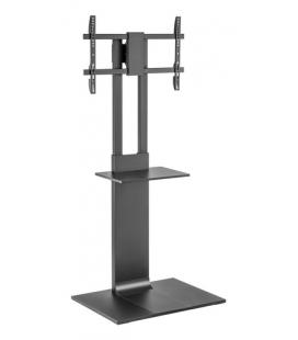 Soporte de suelo inclinable/ giratorio con bandeja dvd aisens ft86tse-399 para tv de 37-86'/ hasta 50kg