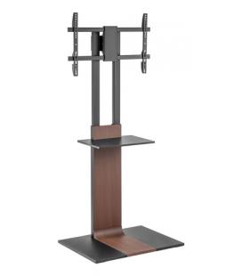 Soporte de suelo inclinable/ giratorio con bandeja dvd aisens ft86tse-401 para tv de 37-86'/ hasta 50kg