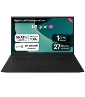 Portátil lg gram 15zd80t-g.ax55b ryzen ai 5-340/ 16gb/ 512gb ssd/ 15.6'/ sin sistema operativo