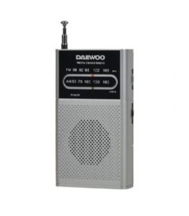 Radio portátil daewoo dw1027/ plata