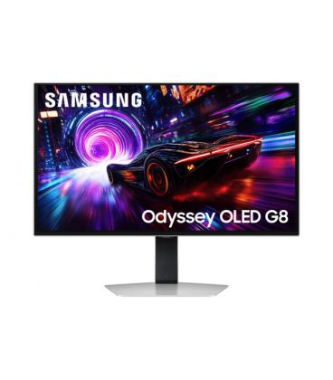 Monitor gaming samsung odyssey oled g8 g81sf s27fg812su 27'/ 4k/ 0.03ms/ 240hz/ oled/ regulable en altura/ plata