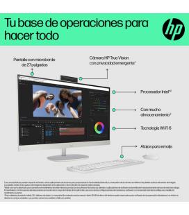 HP All-in-One 27-cr0088ns Intel® Core™ i5 i5-1335U 68,6 cm (27") 1920 x 1080 Pixeles Pantalla táctil PC todo en uno 16 GB DDR4-S
