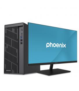 Kit ordenador phoenix core i3 8gb 512gb w11pro + monitor prisma 24 pulgadas
