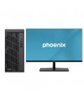 Kit ordenador phoenix core i3 8gb 512gb w11pro + monitor prisma 24 pulgadas