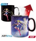 Taza termica abystyle sailor moon sailor & chibi