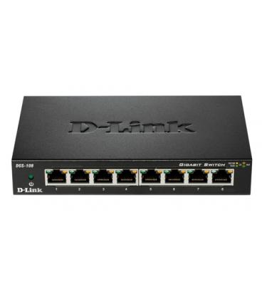 Switch d-link dgs-108 8 puertos/ rj-45 10/100/1000