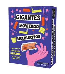 Juego de mesa gigantes moviendo mueblecitos