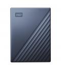 Disco duro externo hdd wd western digital 5tb my passport ultra usb tipo c azul