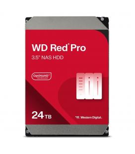 Disco duro interno hdd wd western digital nas red pro wd240kfgx 24tb 3.5 pulgadas sata 6gb - s 7200rpm 512mb