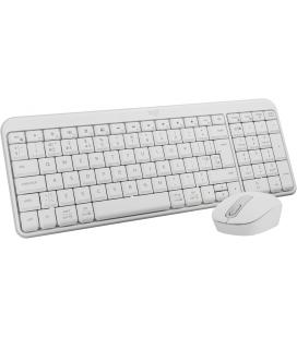 Teclado + mouse logitech mk250 inalambrico blanco