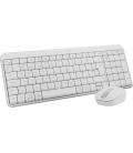 Teclado + mouse logitech mk250 inalambrico blanco