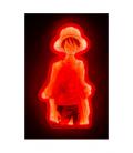 Mural lampara neon teknofun madcow entertainment one piece luffy 30 cm