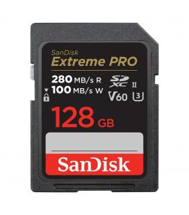 Tarjeta memoria secure digital sdxc 128gb sandisk extreme pro v60 clase 10 uhs - ii u3