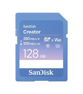 Tarjeta memoria secure digital sdxc 128gb sandisk creator v60 clase 10 uhs - ii u3