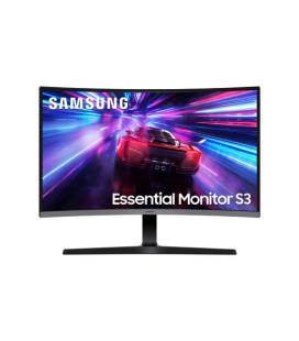 Monitor profesional curvo samsung essential monitor s3 s39gd s27d396gau 27'/ full hd/ multimedia/ negro y plata