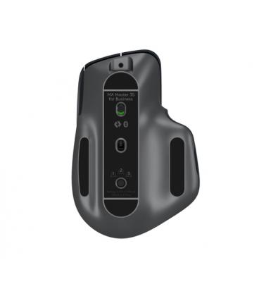 Ratón ergonómico inalámbrico por bluetooth logitech mx master 3s for business/ batería recargable/ hasta 8000 dpi/ grafito