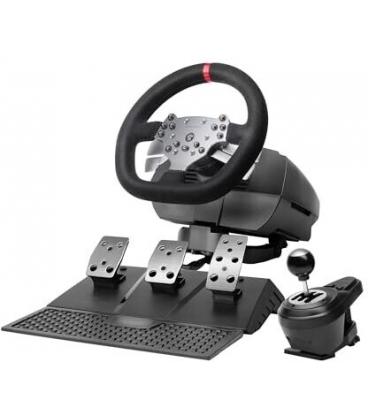 Volante con pedales y cambio de marchas manual mars gaming mwh-rsx