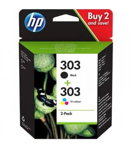 Cartucho de tinta original hp nº303 multipack/ negro/ tricolor