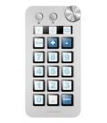 Control deck mars gaming msd-neo/ 15 teclas lcd/ 1 rueda/ 2 botones/ blanco